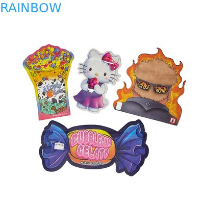 スナックや食品包装用 オーダーメイドプリント 防臭 耐久性のあるマイラー袋