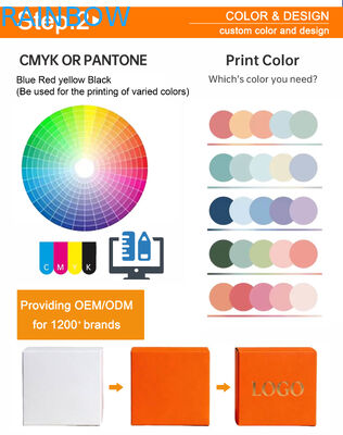 オーダーメイド エコフレンドリー 折りたたむ 350g 厚さ 宝石 服 靴 時計 紙箱 ギフト ボックス