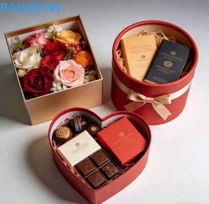 オーダーメイド エコフレンドリー 折りたたむ 350g 厚さ 宝石 服 靴 時計 紙箱 ギフト ボックス