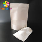 袋のミルク蛋白質の粉のためのDoyのパックのジッパー ロックを包む白いクラフト紙袋を立てて下さい