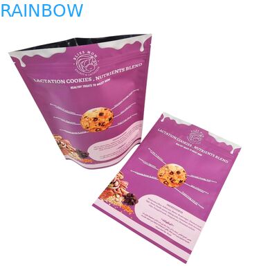 熱密封 品質保証 湿度証明 サイズ スタンドアップ ポケット 再閉可能な食袋