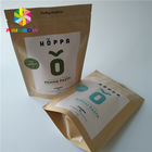 Eco友好的なホイルの袋の包装の食品等級のジップ ロック式のロゴによって印刷されるクラフトの技術のペーパー