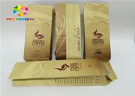 弁および錫のタイのコーヒー豆の粉の袋が付いている焼かれたコーヒーのための習慣によって印刷される滴りのコーヒー側面のガセット包装袋
