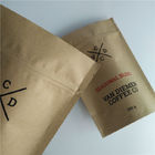 カスタマイズされた紙袋の包装の野菜はコーヒー/茶のためのジップ ロック式弁の臭いの証拠を播きます
