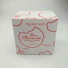 ペーパー物質的な食品等級のボール紙の収納箱のカスタマイズされたサイズのウエディング ケーキの設計