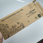 カスタマイズされる再生利用できる折り畳み式ボール箱のクラフト包装紙の包装耐久財を印刷します