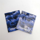 ホイル ブルーベリーのCbd Childproof Ziperの袋を包む平らなTHC Gummiesのプラスチック袋