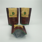印刷されるコーヒー豆の習慣は袋のジッパーによって明確な最下の食品包装を立てます