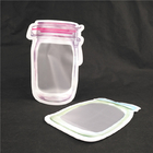 食糧ジュースのミルク ゼリーの液体のためのプラスチック袋の上のカスタマイズされた再使用可能で特別な形づけられた立場