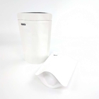 OEMの習慣1/8のOZの白いロゴのサイズのResealableアルミ ホイル包装の袋の上の立場120ミクロンのクラフト紙の