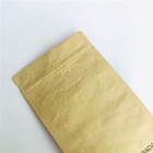 受け入れられる注文はジッパーが付いている環境に優しい袋のクラフト紙PLA袋を立てる