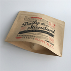 アルミ ホイルのZiplockのブラウン クラフト紙は袋によって乾燥される食糧を立てる