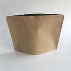 アルミ ホイルの茶クラフト紙のziplock袋は印刷されるヒート シールを立てる