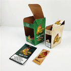 葉の包装のための注文の印刷されたロゴの折りたたみのシガーの覆いのクラフト紙箱