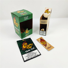 葉の包装のための注文の印刷されたロゴの折りたたみのシガーの覆いのクラフト紙箱