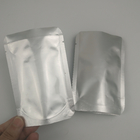 破損のノッチが付いている注文の明確な銀製のアルミ ホイルの袋のヒート シールのアルミ ホイルの銀製のマイラーの食糧貯蔵の包装袋