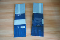 弁が付いているアルミ ホイルのコーヒー豆の包装の無光沢の青い側面のガセット