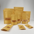 自己の食糧軽食のための永続的なDoypackクラフト紙袋はフルーツのクッキーの茶を乾燥した