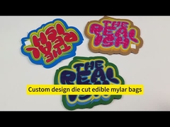 カスタム印刷 耐性 Ziplock 3.5g ポケット 臭いがなく 子供用 食用 マイラー バッグ