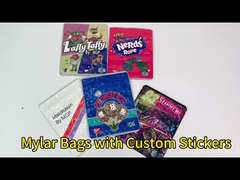 カスタマイズされたロゴが印刷された3.5gマイラーバッグ