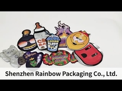 カスタムプリント 3.5g 特殊ダイカット 不規則形状マイラーバッグ