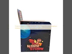 朝食用インスタントドライフルーツナッツグレインシリアル食品包装用カスタムリテールディスプレイ折りたたみ式3.5g紙箱