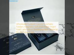 卸売 オーダーメイド 高級 化粧品 フォルダー 磁気 ギフト EVA 泡 挿入 マット ラミネーション 生物分解性 材料 香水 工芸品