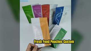 カスタムフードパウチマットアルミホイルスタンドアップバッグ