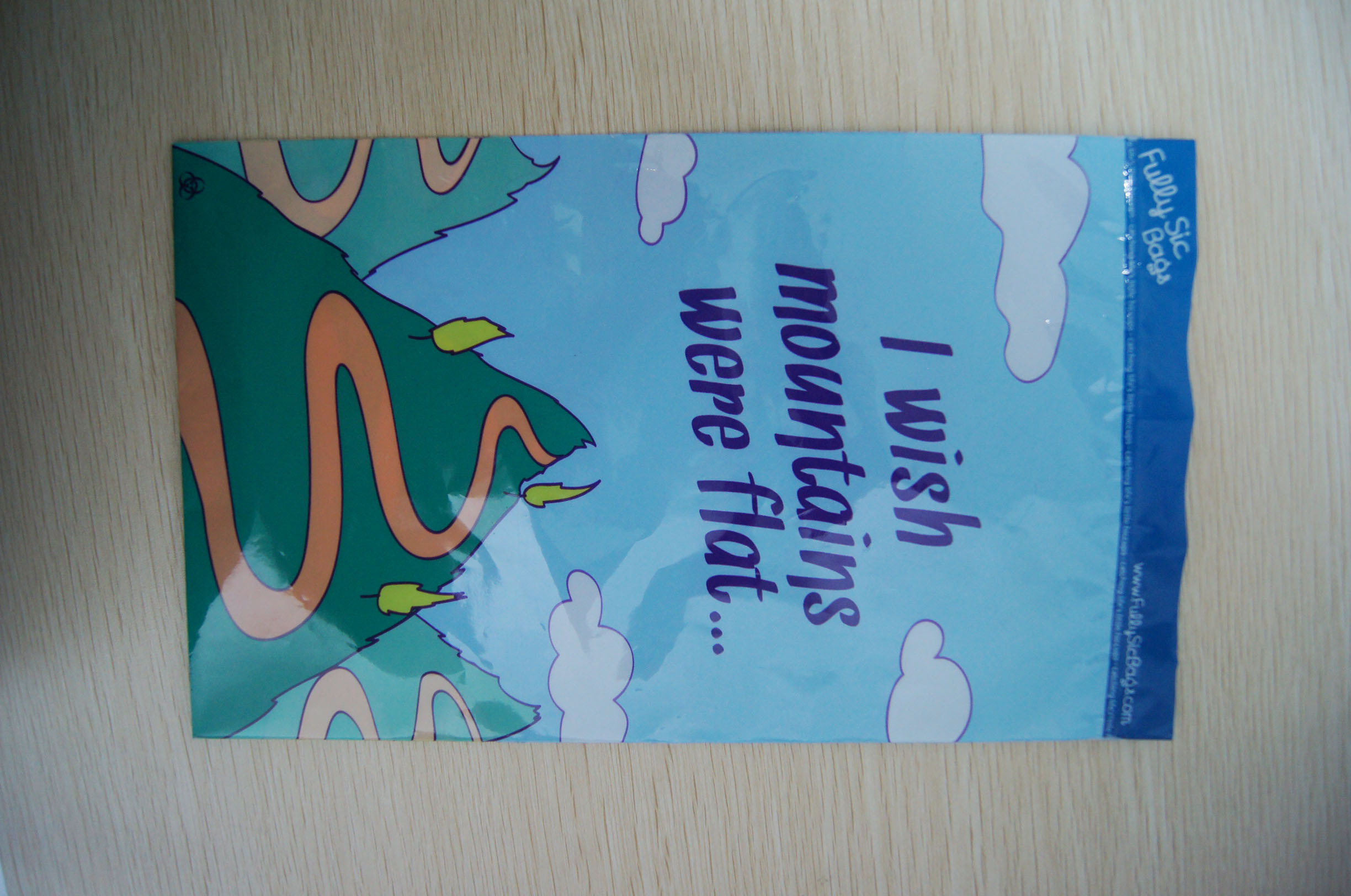 Ldpe によって印刷されるグリップのシールは子供のおもちゃのための小さい漫画が付いている青を袋に入れます