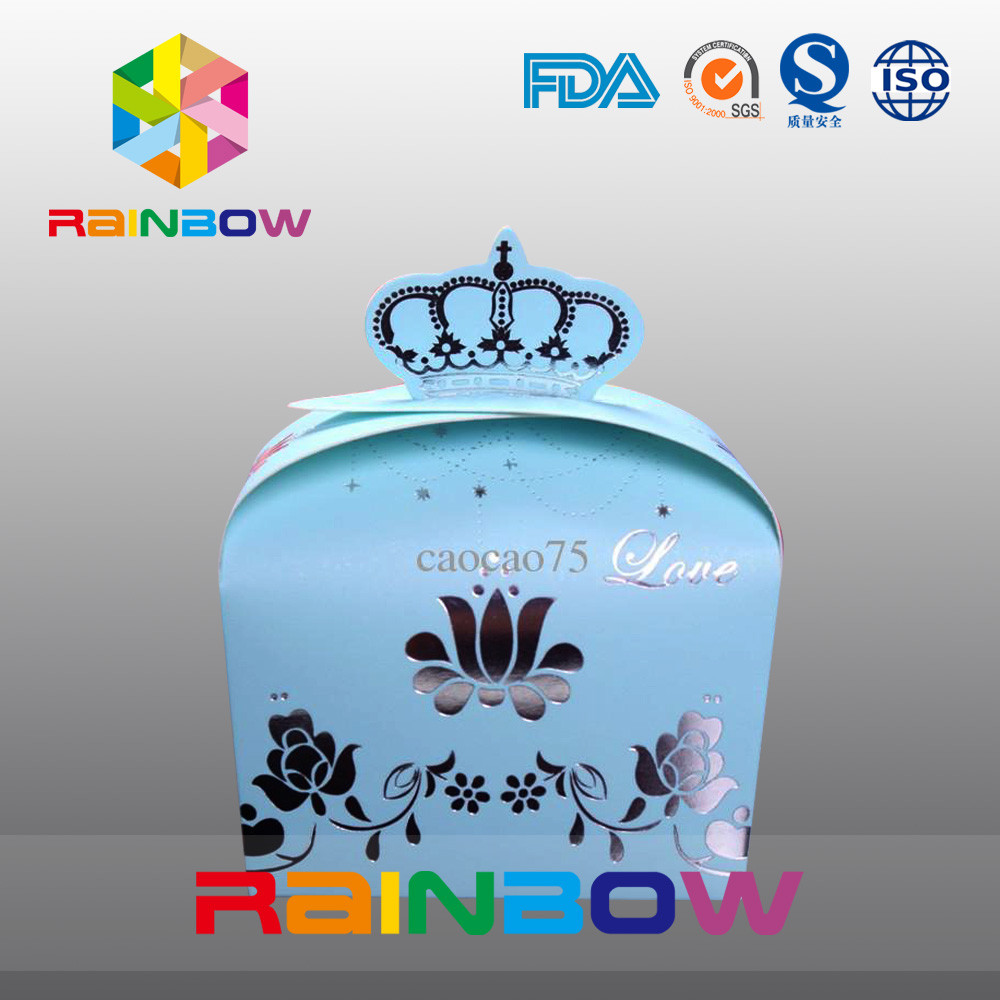 習慣の自由な形はギフト/キャンデーの包装のためのハンドルが付いている紙袋をカスタマイズしました