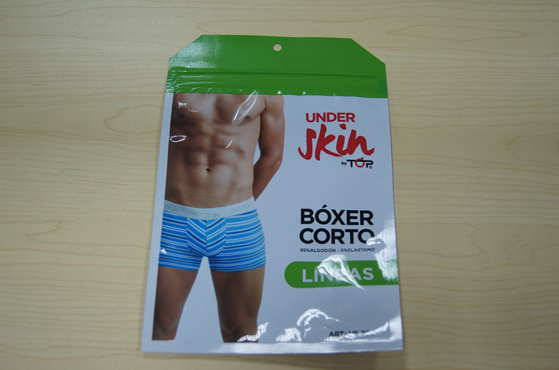 ジッパーが付いている男性の下着袋のプラスチック袋の Pacakging Noni の袋