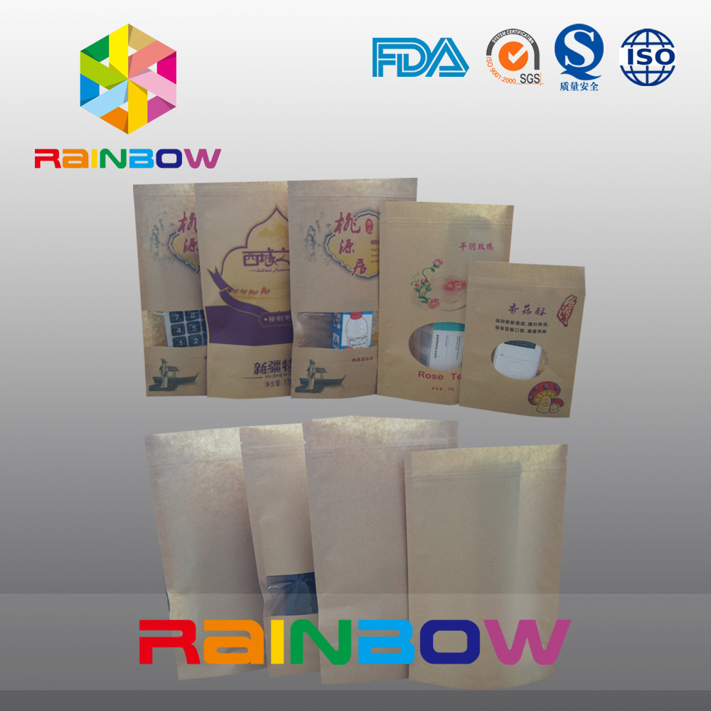 包む注文の印刷紙の軽食袋 Ziplock が付いている食品等級の軽食 Doupack