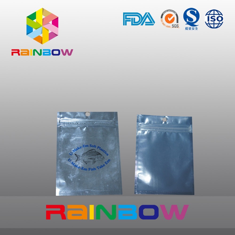 ジッパー、釣餌袋が付いている前部透明な背部ホイルのペット フードの袋
