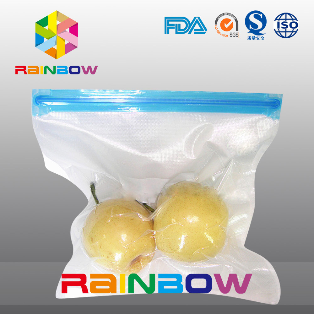 多真空の質の食糧貯蔵の袋/スライダーのジッパーの食糧真空シールは袋に入れます