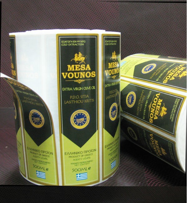 熱い押すことは赤ワイン/商標のステッカーのびんのラベルをカスタム設計します