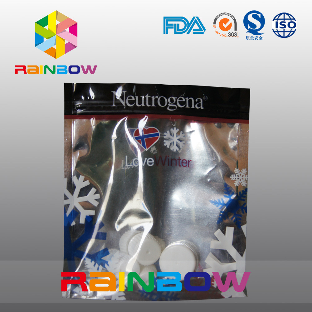 ボディ霧及びローションのアルミ ホイルの背部およびゆとりの前部化粧品の袋 Doypack