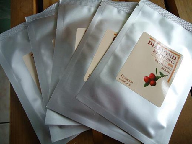 顔のマスクの袋のアルミ ホイルの化粧品のパッケージの袋によってカスタマイズされる設計