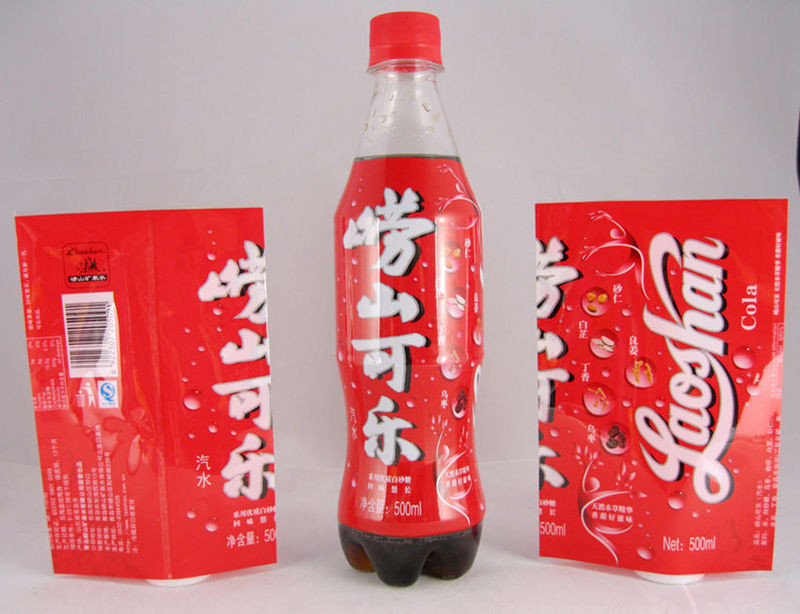 飲み物のびんボディ収縮はラベル ポリ塩化ビニール/ペット収縮に覆いの切口スリーブを付けます