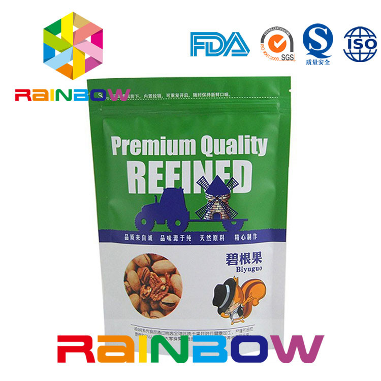 カスタマイズされた印刷された Doy のパックのくだらない袋の包装のジッパーおよび破損のノッチ