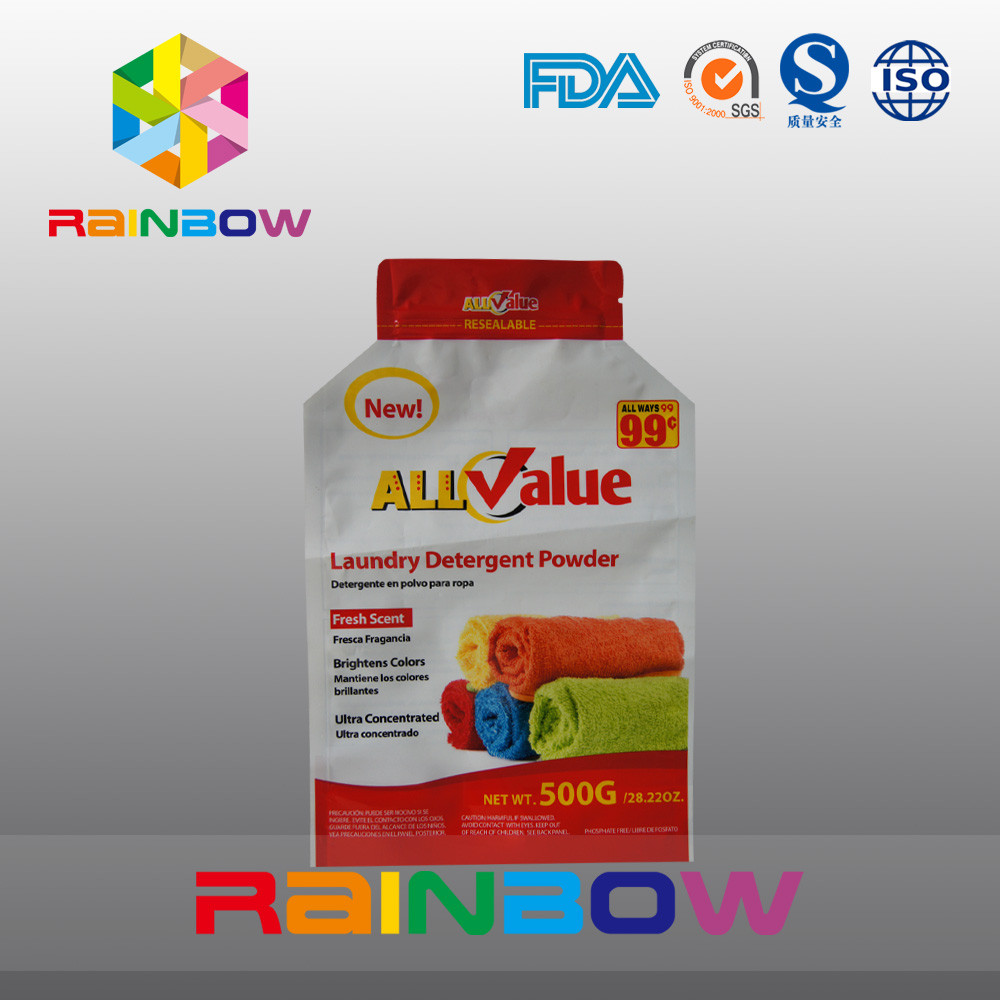 カスタマイズされる 500g 洗濯洗剤の粉/粉末洗剤のためのプラスチック包装袋を印刷します