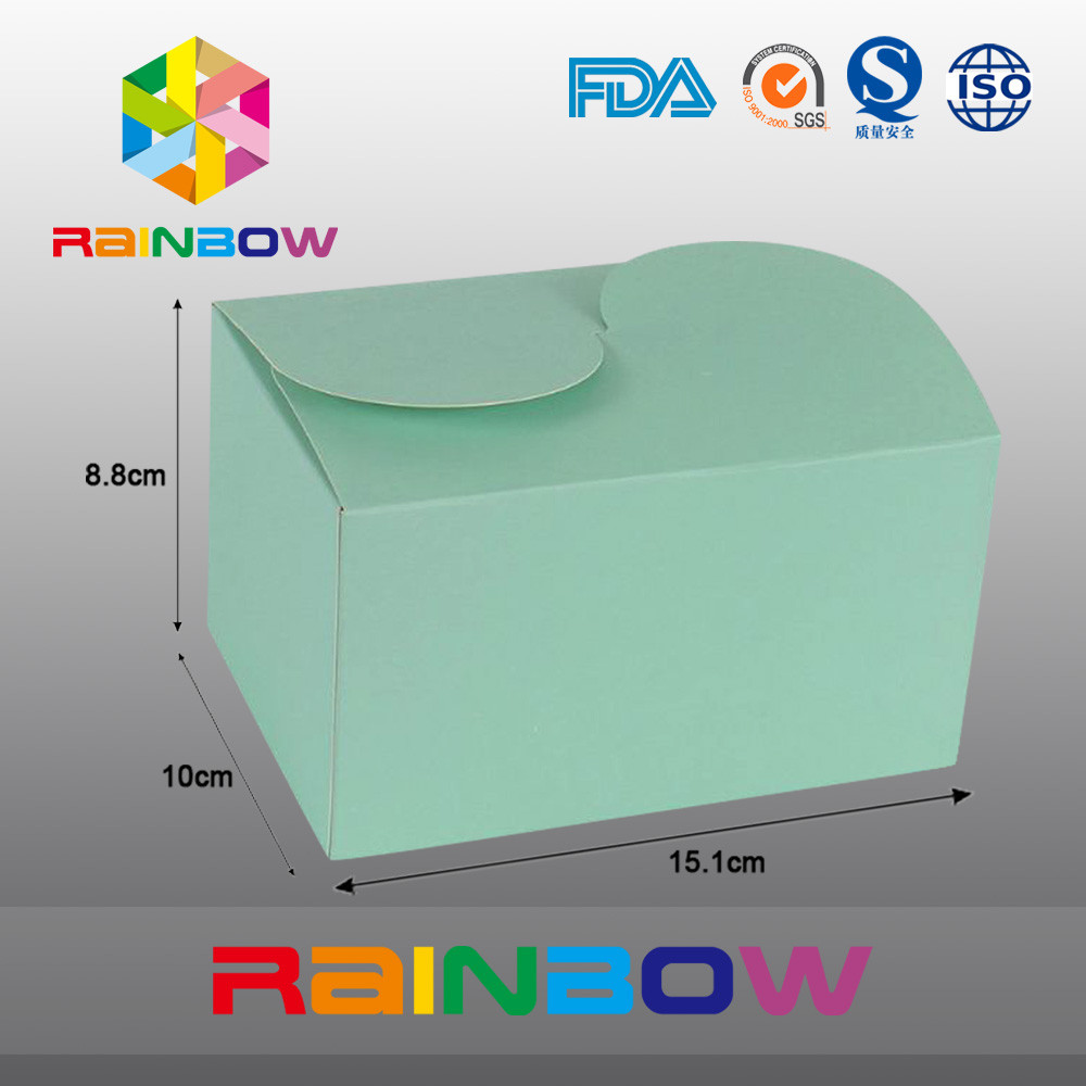 ギフトの包装、カスタマイズされた印刷およびサイズのための緑のクラフト紙箱