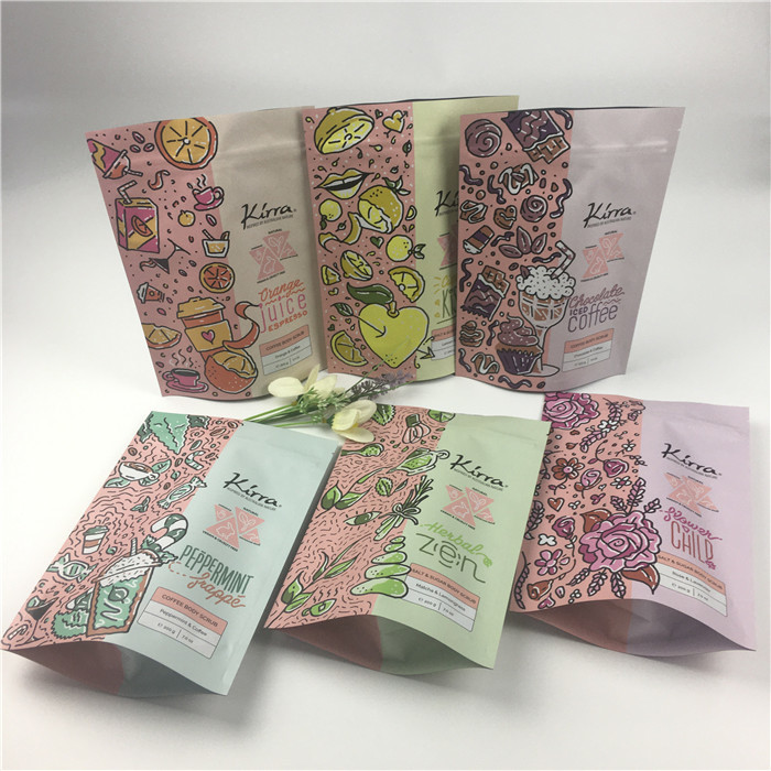 タバコのスパイスのコーヒー豆の包装のための立場のマイラー再生利用できる袋3.5g