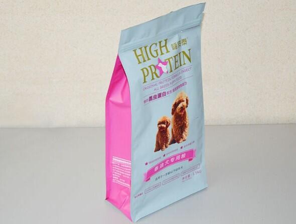 無光沢のアルミ ホイル 8 のジッパーによって包む側面のシールの飼い犬の食糧袋
