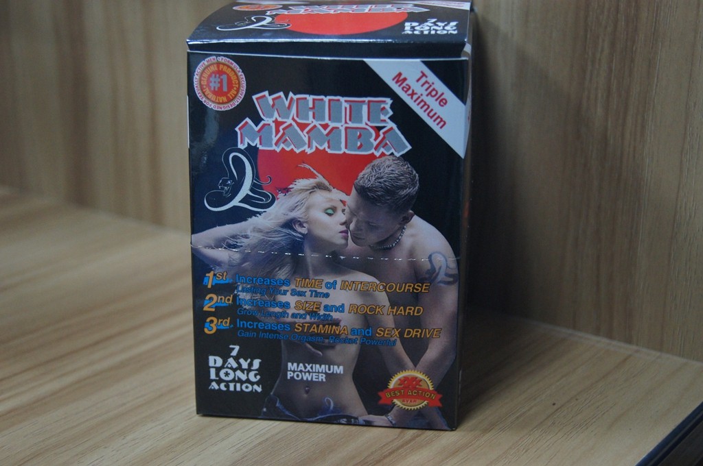 性の強化の丸薬表示紙箱およびカード ブラック パンサー箱