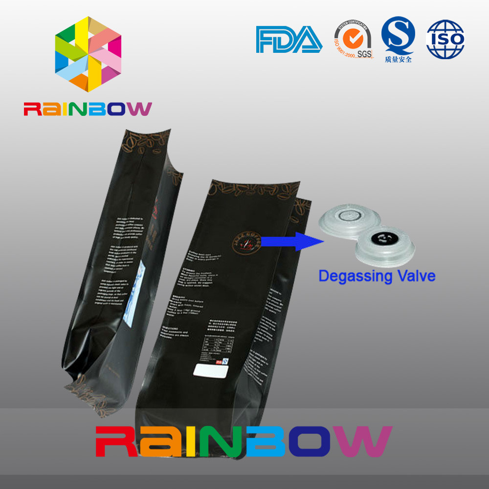 弁が付いているカスタマイズされた設計アルミ ホイルのコーヒー袋/側面のガセット 5lb のコーヒー バッグ