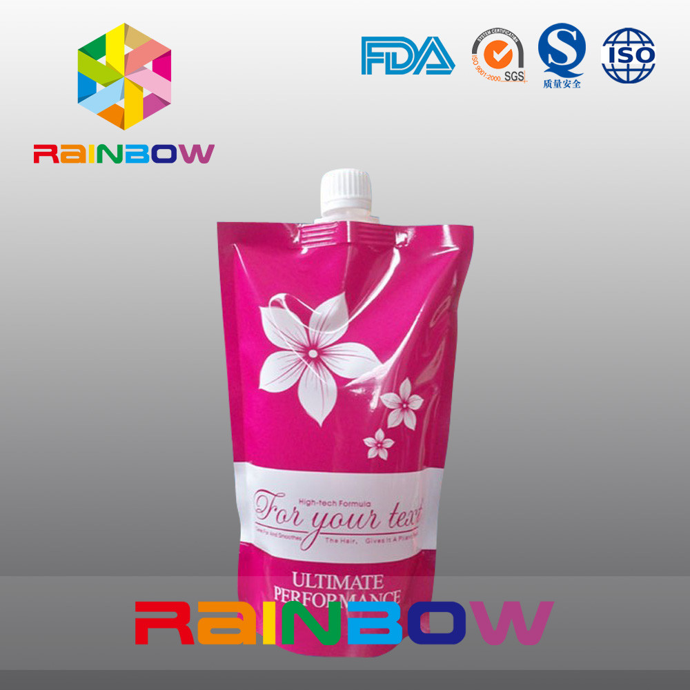 赤い上の口、液体の口袋と包む口の袋を立てて下さい