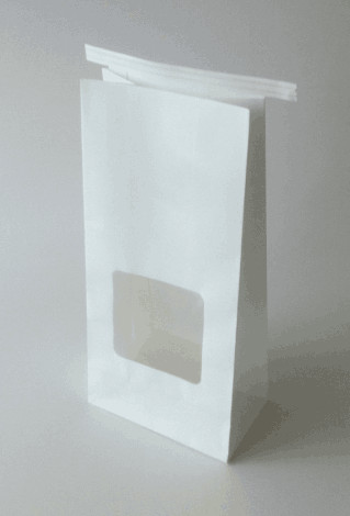 白いクラフト紙は Oolong 茶/チョコレート包装のための Tintie の紙袋をカスタマイズしました
