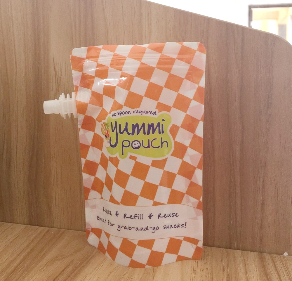 80ml Pba の自由で再使用可能な側面の口の袋の包装のベビーフードのヨーグルトの Ziplock 袋