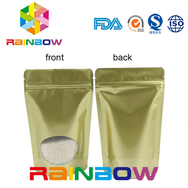 Resealable ホイルの袋包装熱海ホイルの光沢の黒のマイラーのジッパー ロック袋