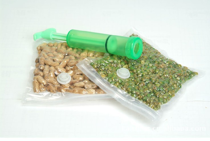 3 面 層状 真空 ポンプ エア バッグ 食品 真空 密封 バッグ 魚 / 野菜